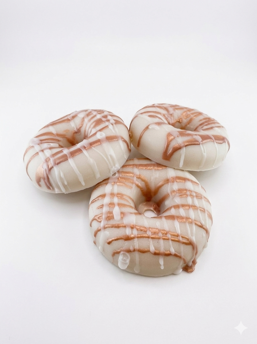 Goat Milk Soap Donut-Coconut Cream Pie-Detergent Free
