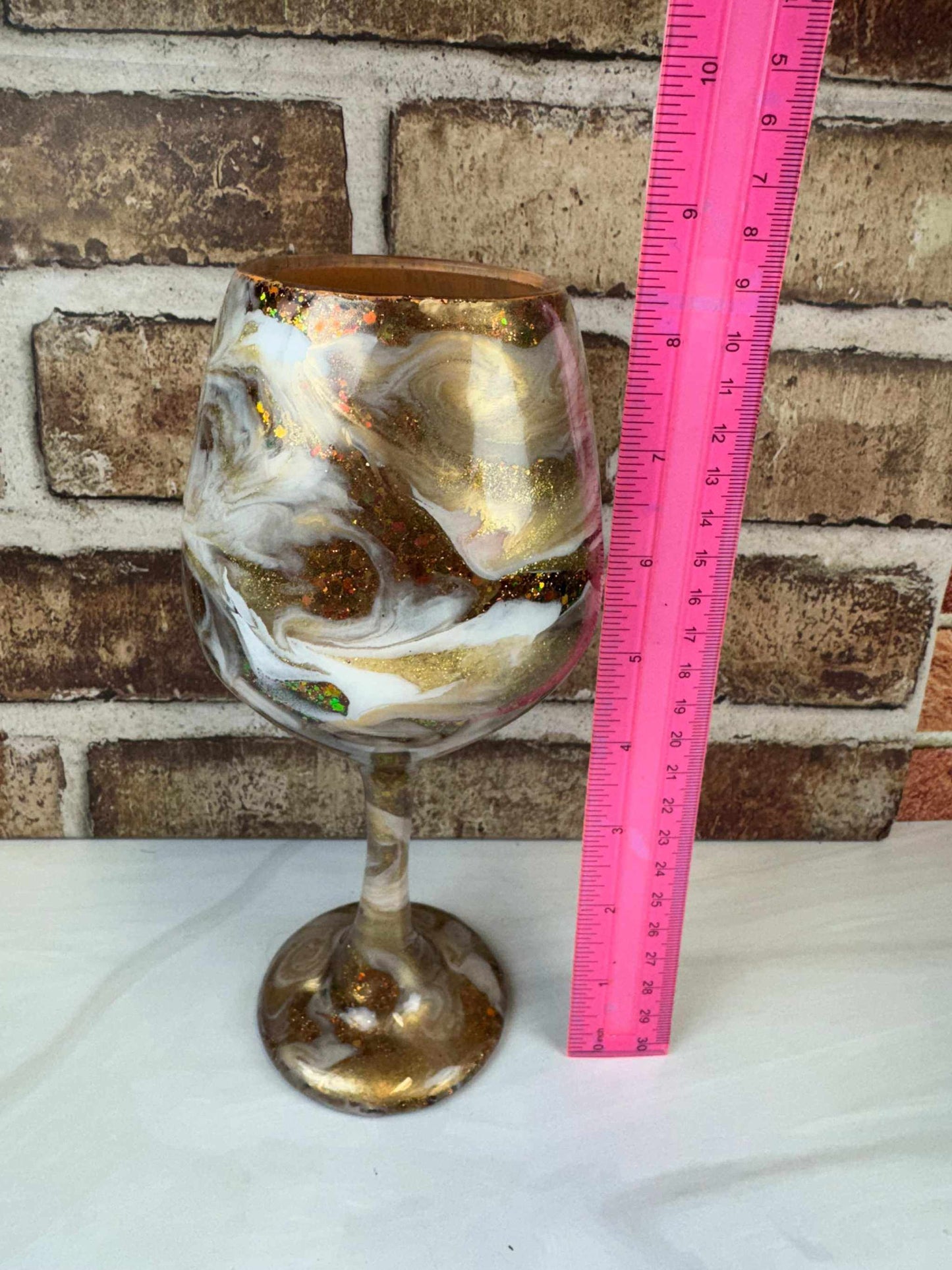 Wine Glass - Elegant Warm Tones for Perfect Wine Drinking Experience