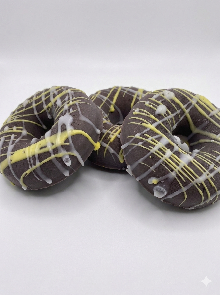 Goat Milk Soap Donut-Buttery Brown Sugar-Detergent Free