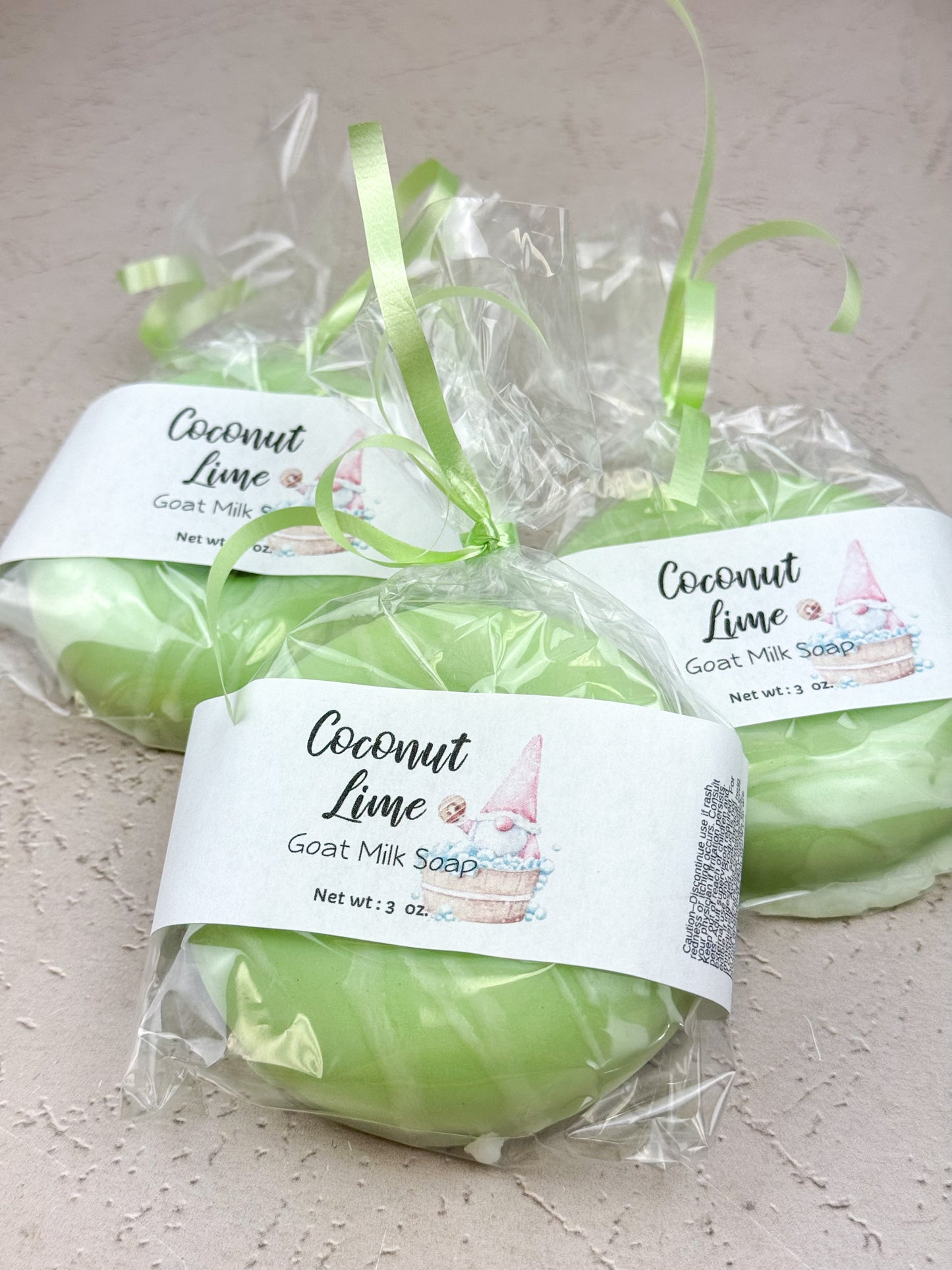 Goat Milk Soap Donut - Coconut Lime