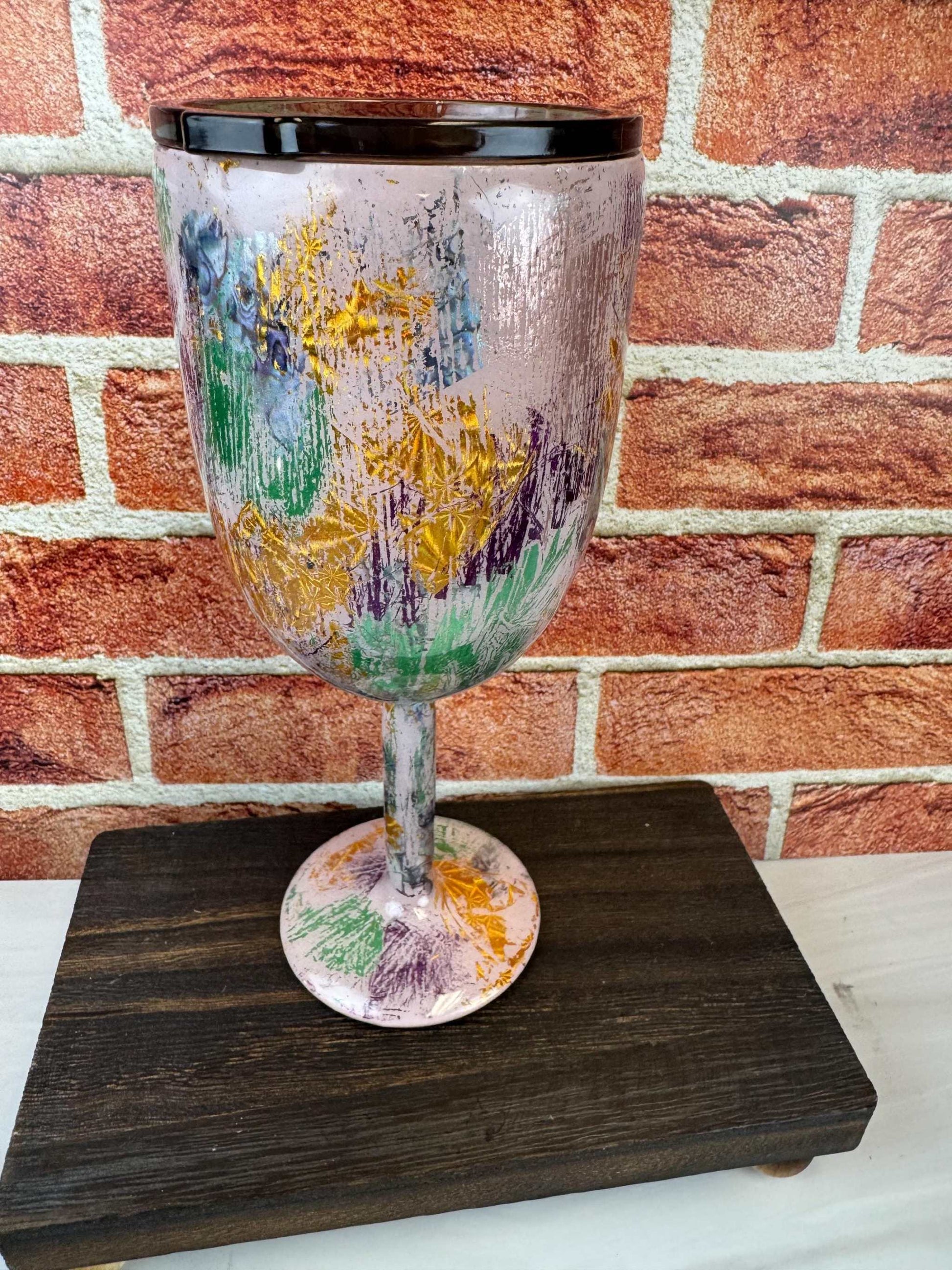 Stainless-steel wine glass - Insulated Travel Tumbler