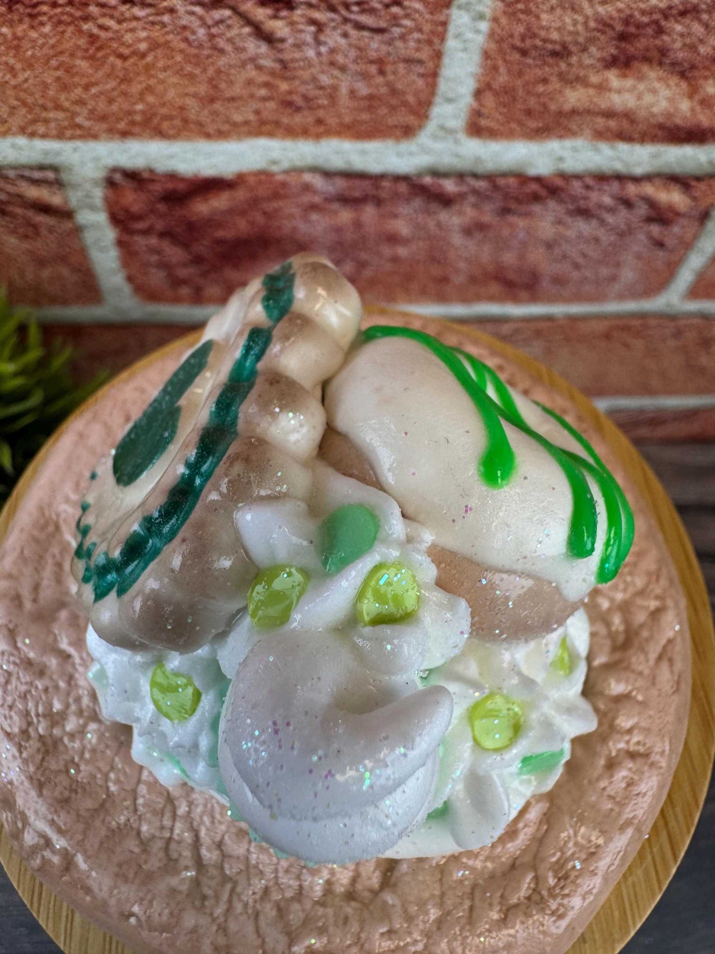 Tiered Tray Faux Chocolate Chip Cookie Sweets Jar-Decor for Kitchen