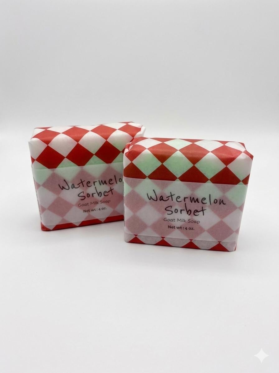 Goat Milk Soap-Watermelon Sorbet-Detergent Free