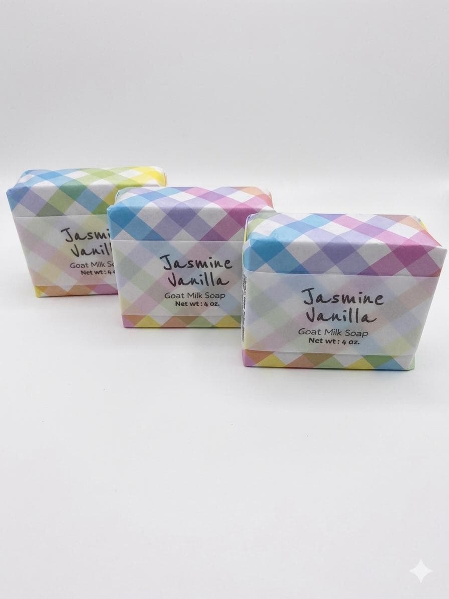 Goat Milk Soap-Jasmine Vanilla-Detergent Free