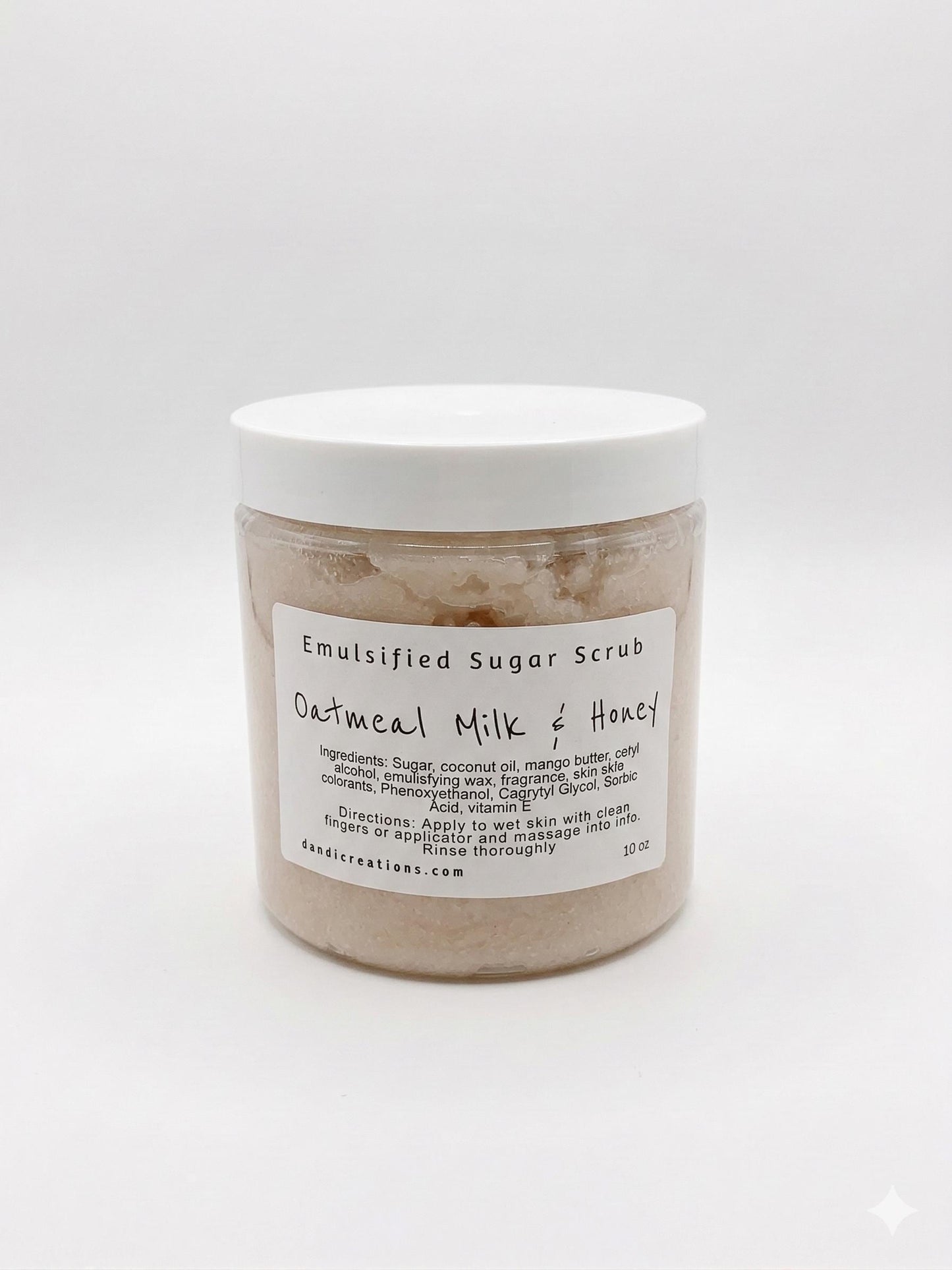Sugar Scrub-Oatmeal Milk Honey-Emulsified Body Scrub