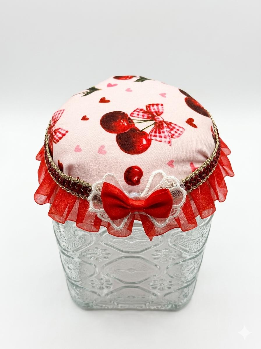 Pamper Jar - Cherry Almond bath bomb powder