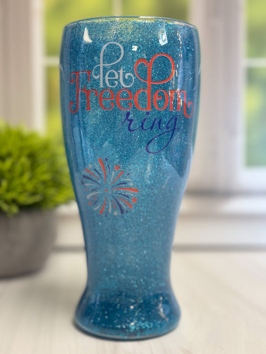 #37 Pilsner Glass - Let Freedom Ring