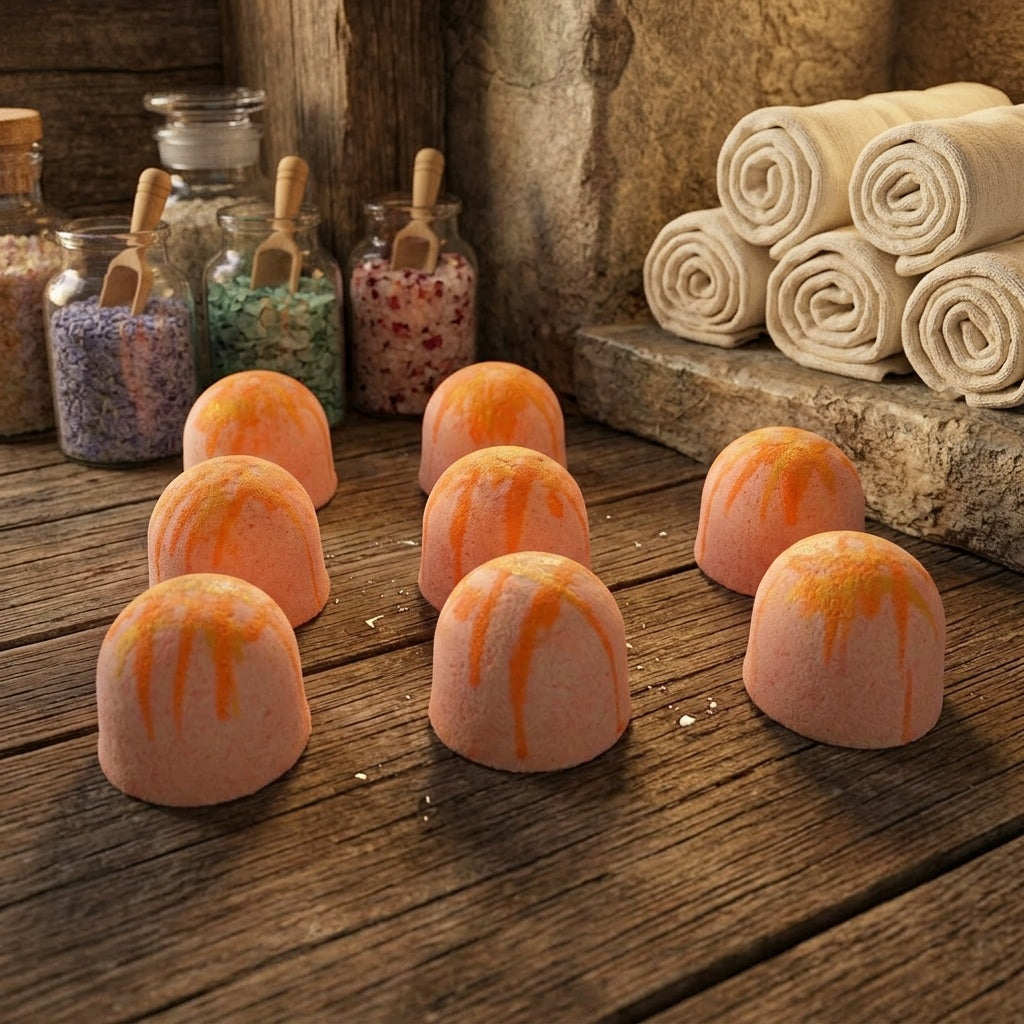 Bath Bomb - Peach Fizz - Bonbon