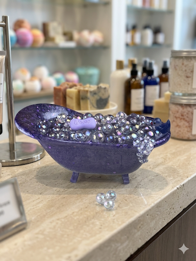 Miniature clawfoot tub-vendor display-bath body