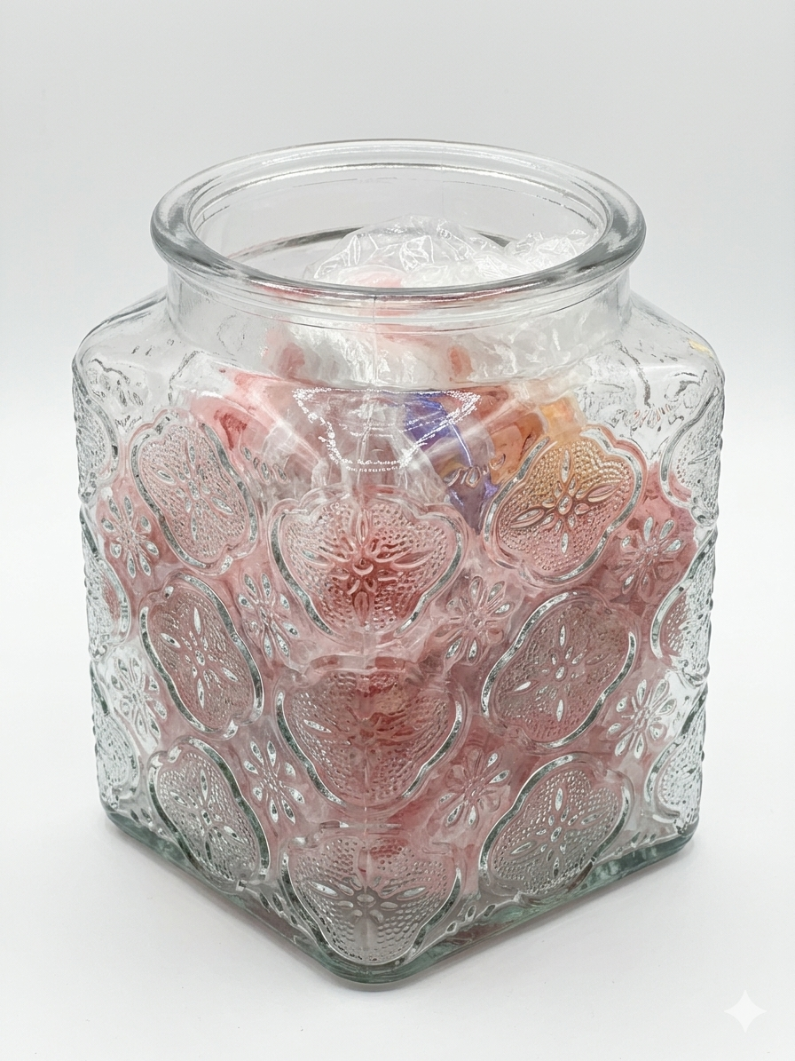 Pamper Jar - Cherry Almond Bath Bomb - Self-Care Routine-#101