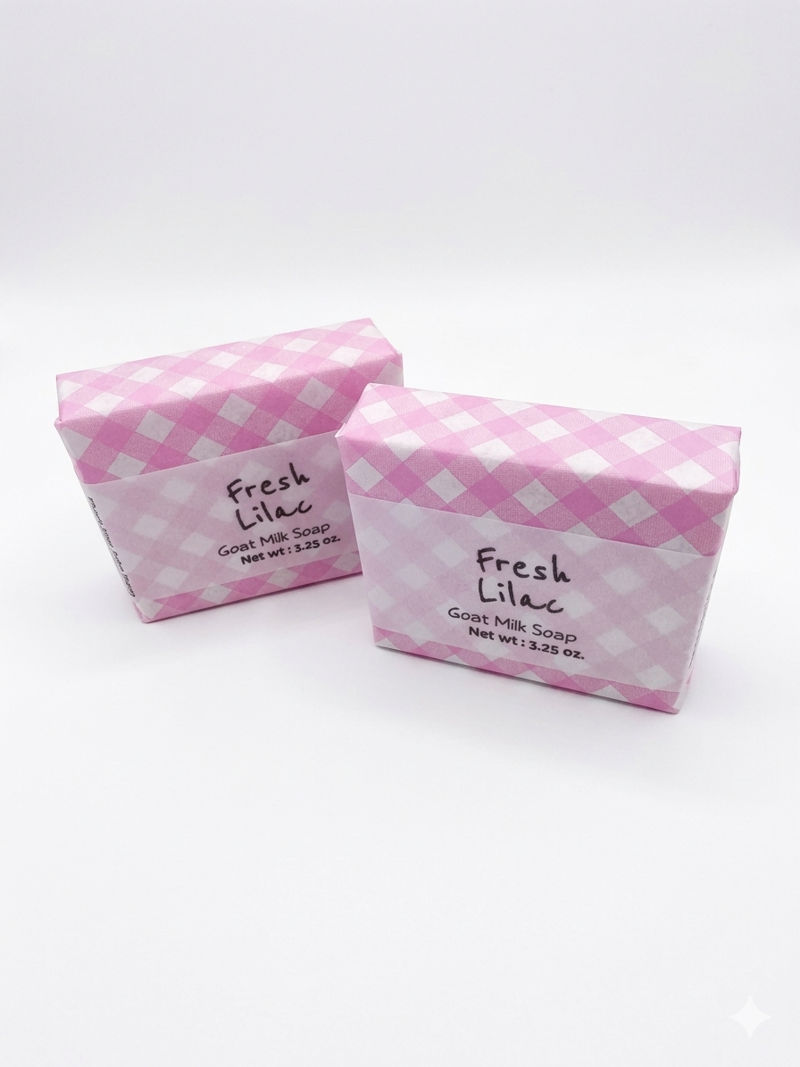 Goat Milk Soap-Fresh Lilac-Detergent Free