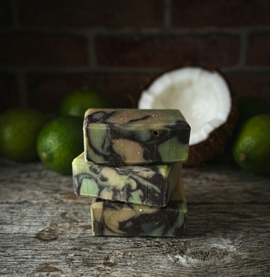 Soap Bar - Coconut Lime - Coconut Milk - Handmade Soap