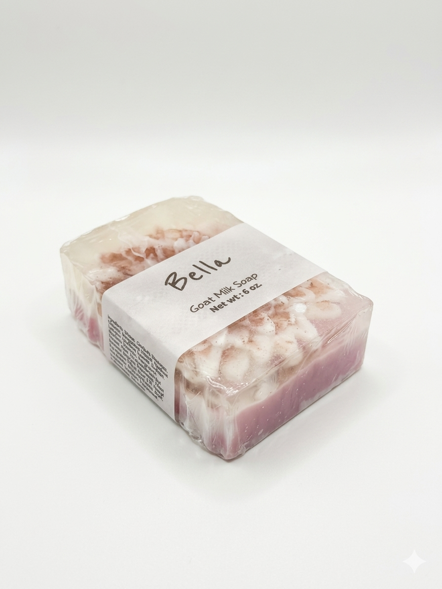 Goat Milk Soap-Bella-Detergent Free