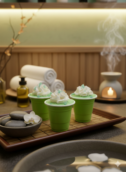 Bubble Shots - Bath Bomb with Bubble Frosting - Pear Spice