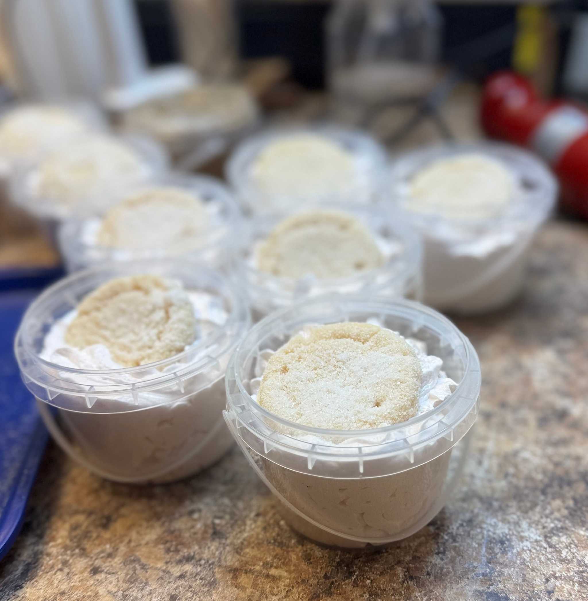 Foaming Salt Scrub - Sugar Cookie - Whipped Soap-Luxurious Exfoliation