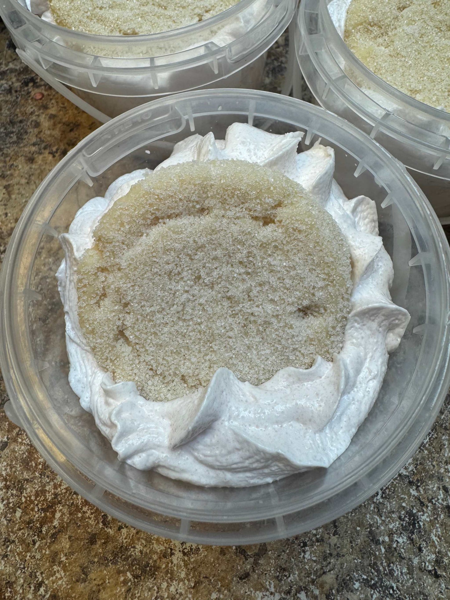 Foaming Salt Scrub - Sugar Cookie - Whipped Soap-Luxurious Exfoliation