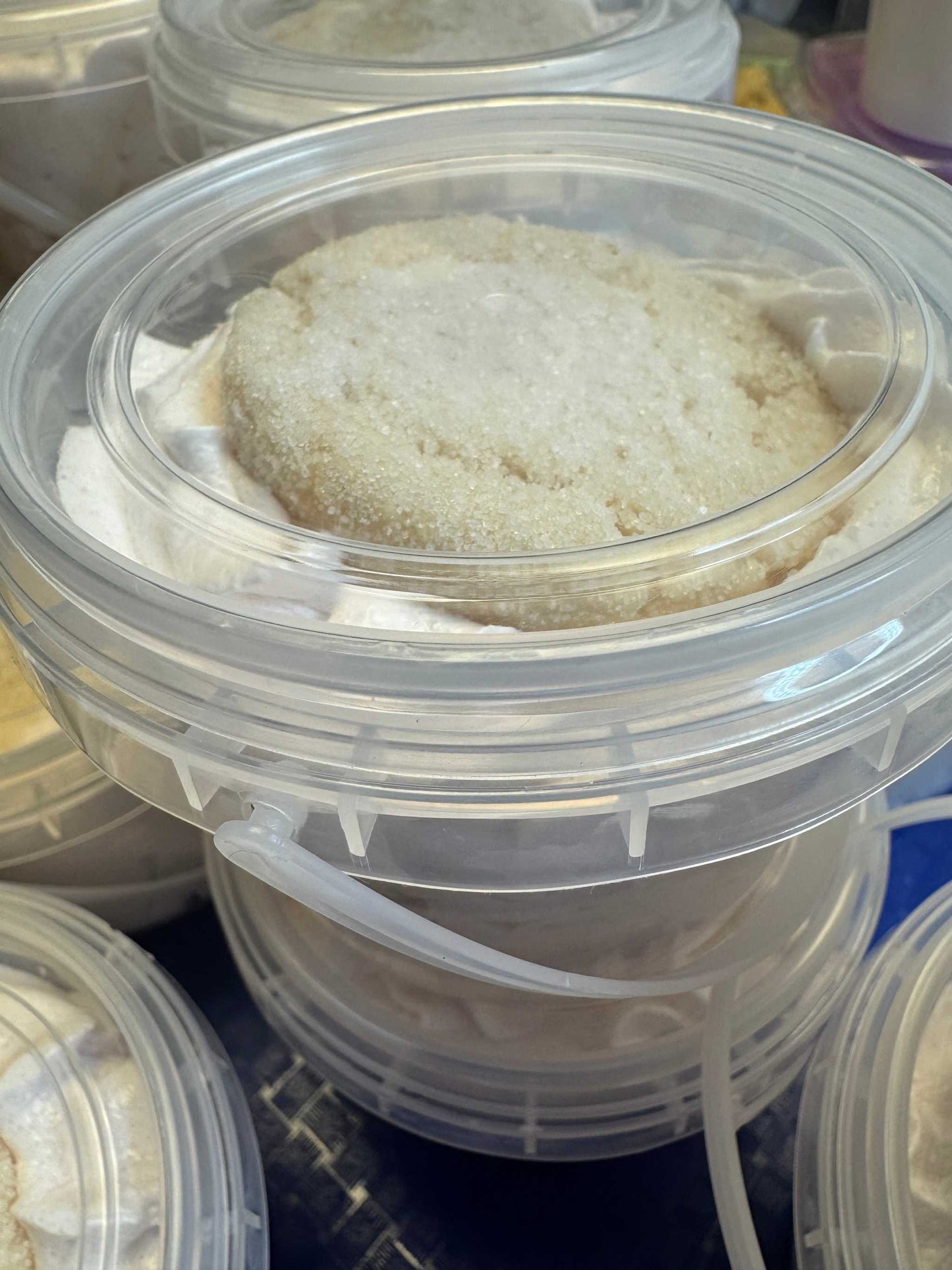 Foaming Salt Scrub - Sugar Cookie - Whipped Soap-Luxurious Exfoliation