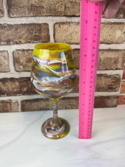 Wine Glass - Elegant Warm Tones for Perfect Wine Drinking Experience