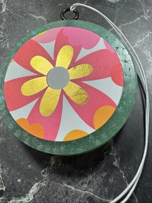 Aroma car freshies floral design air freshener hanging accessory for car odor control