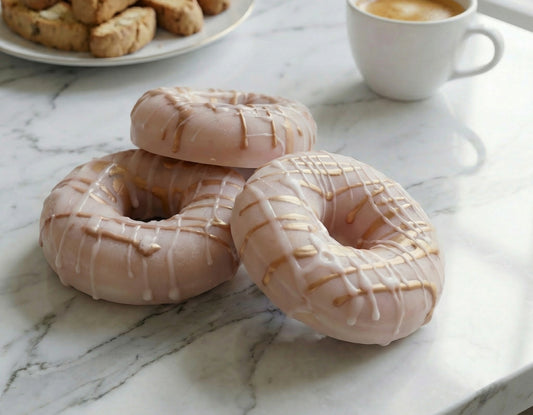 Goat Milk Soap Donut-Almond Biscotti-Detergent Free