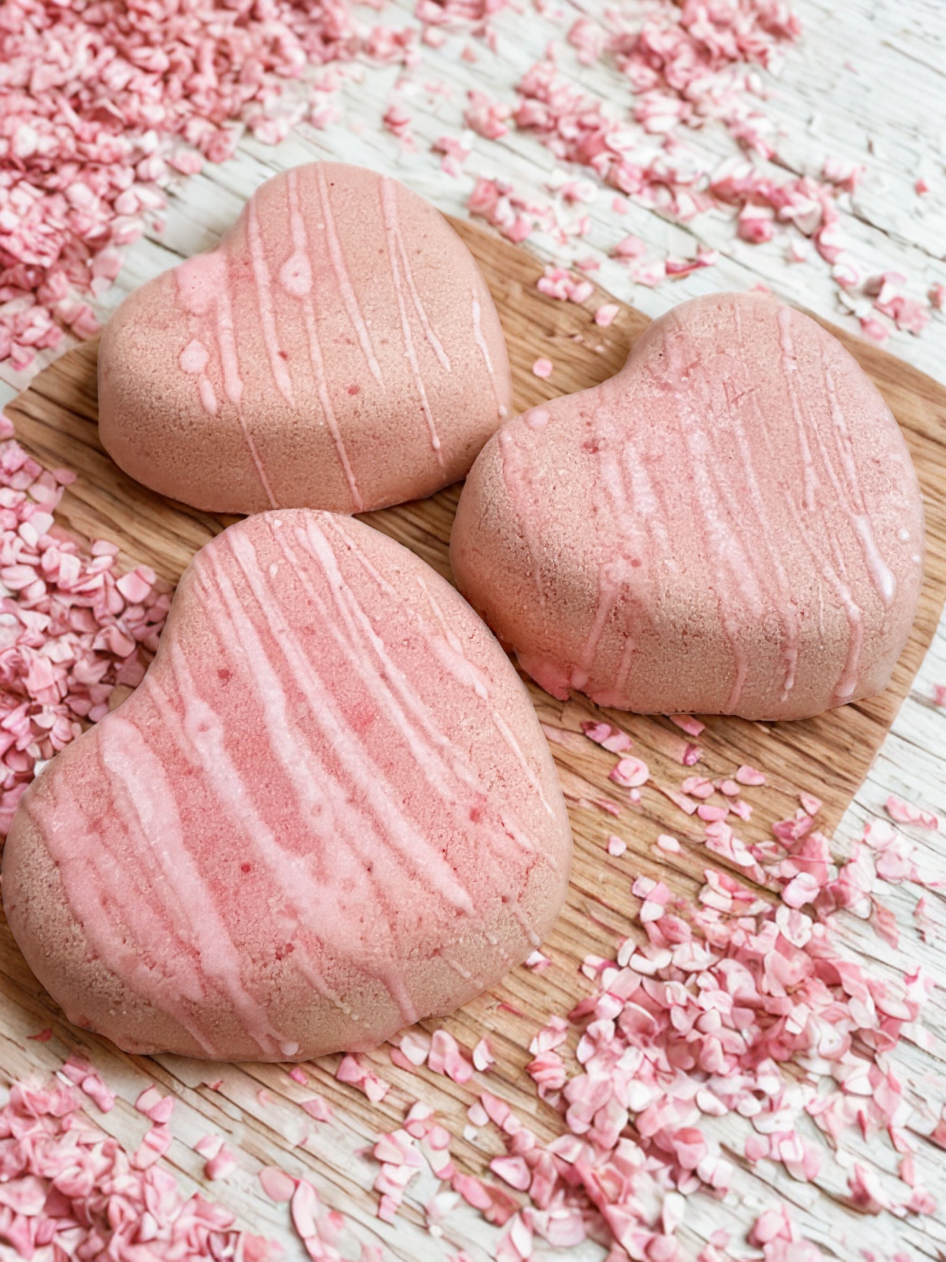 Bath Bomb - Heart - Baby Bath scent
