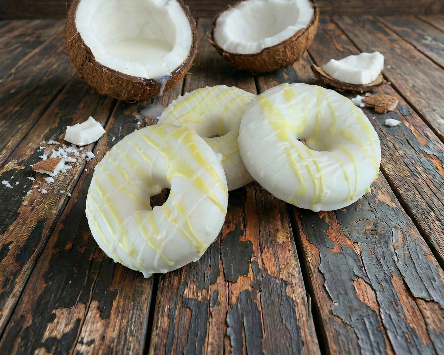 Soap Donut-Caribbean Coconut-Goat Milk-Detergent Free