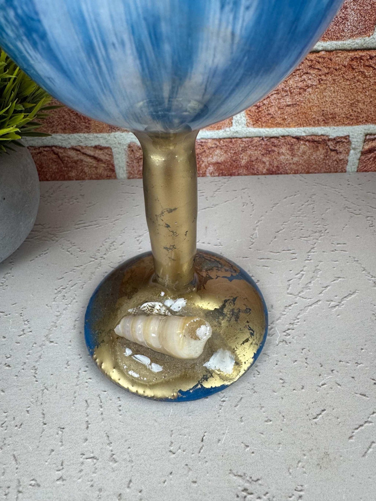 Salty Beach Wine Glass: Insulated Tumbler - Stainless Steel