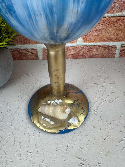 Salty Beach Wine Glass: Insulated Tumbler - Stainless Steel