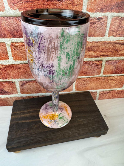 Stainless-steel wine glass - Insulated Travel Tumbler 