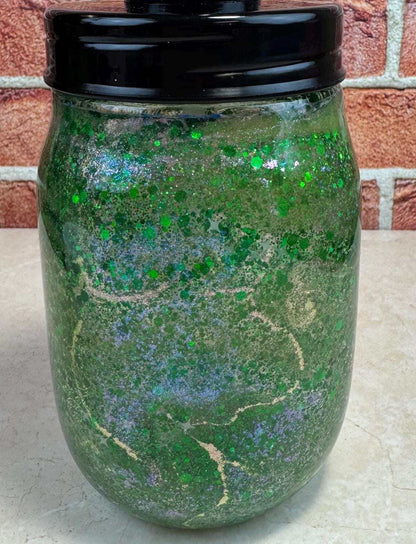 Green Liquid Soap Dispenser-Elegant Bathroom Decor & Kitchen Accessory