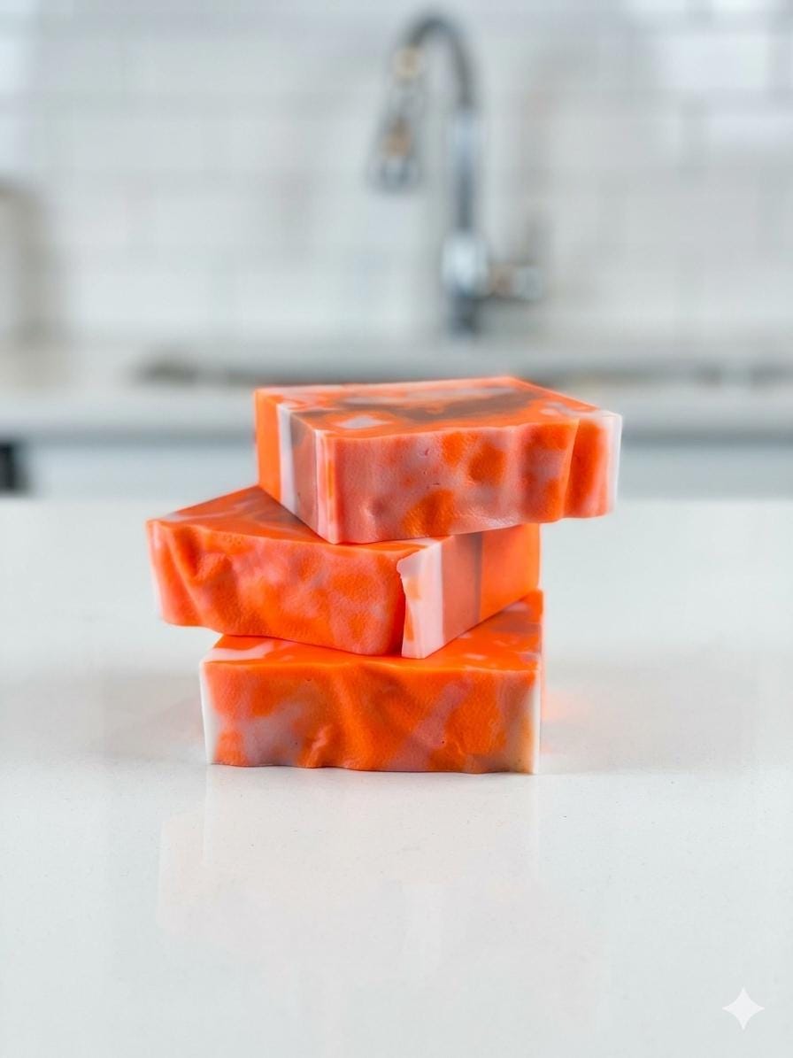 Goat Milk Soap-Peach Nectar-Detergent Free