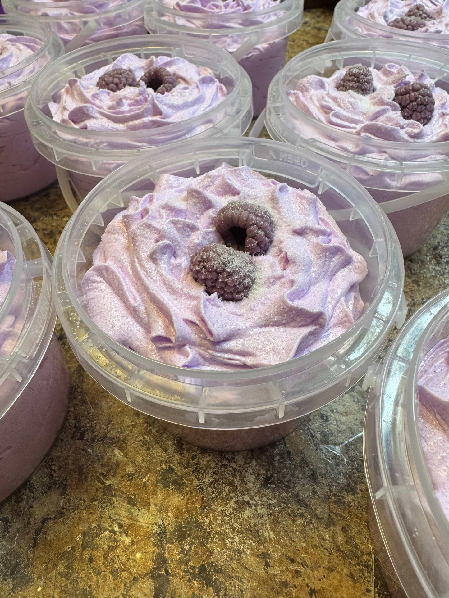 Foaming Sugar Scrub - Berry Bliss - Whipped Soap