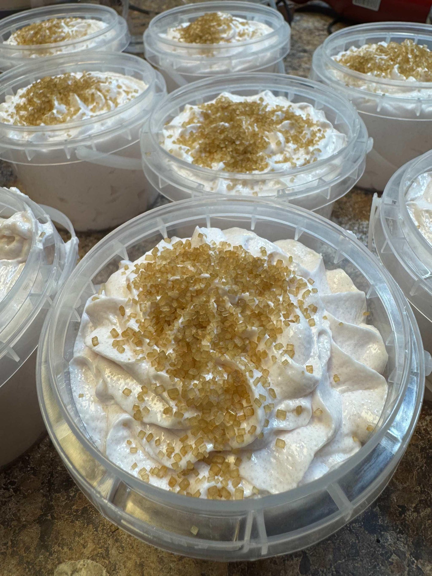 Foaming Salt Scrub - Brown Sugar - Whipped Soap