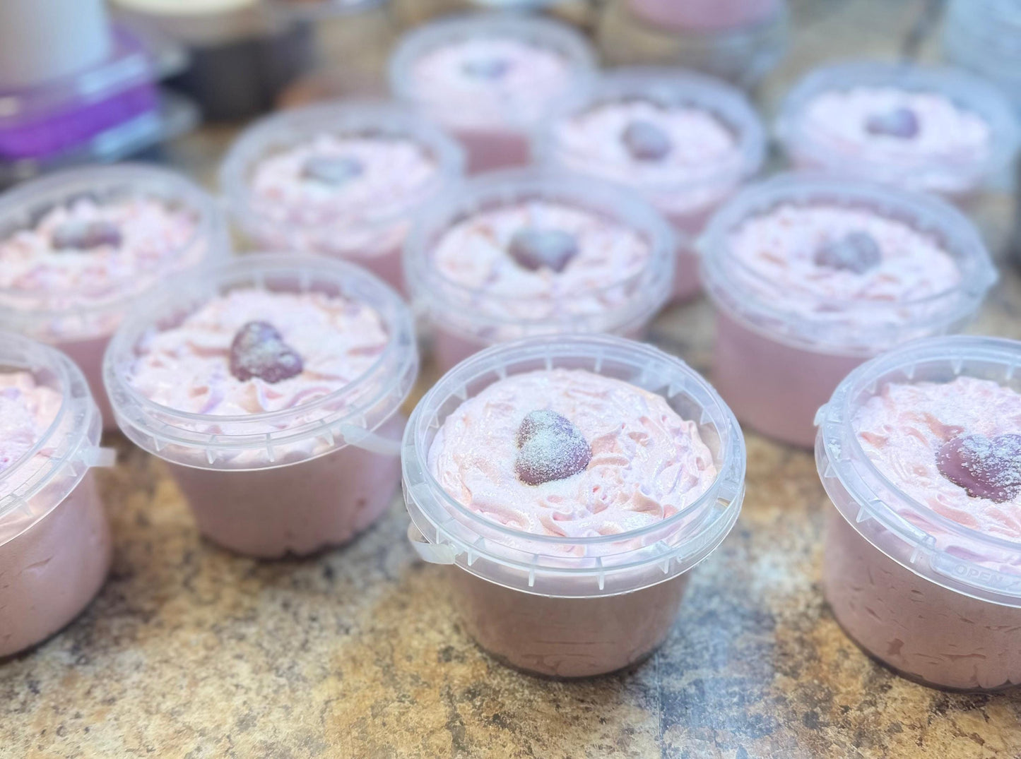 Foaming Sugar Scrub - Love Potion - Whipped Soap