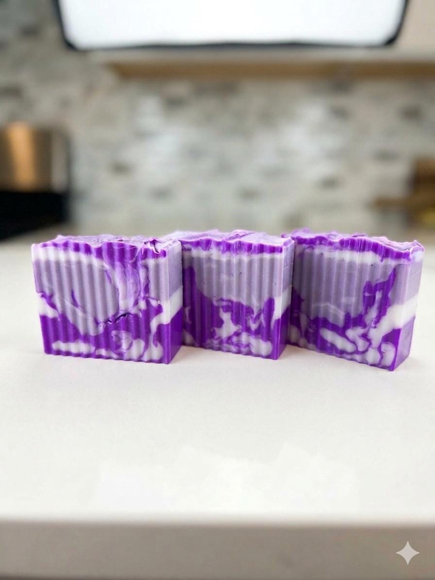 Goat Milk Soap-Black Raspberry Vanilla-Detergent Free