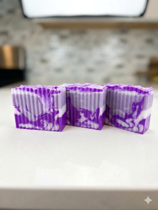 Goat Milk Soap-Black Raspberry Vanilla-Detergent Free