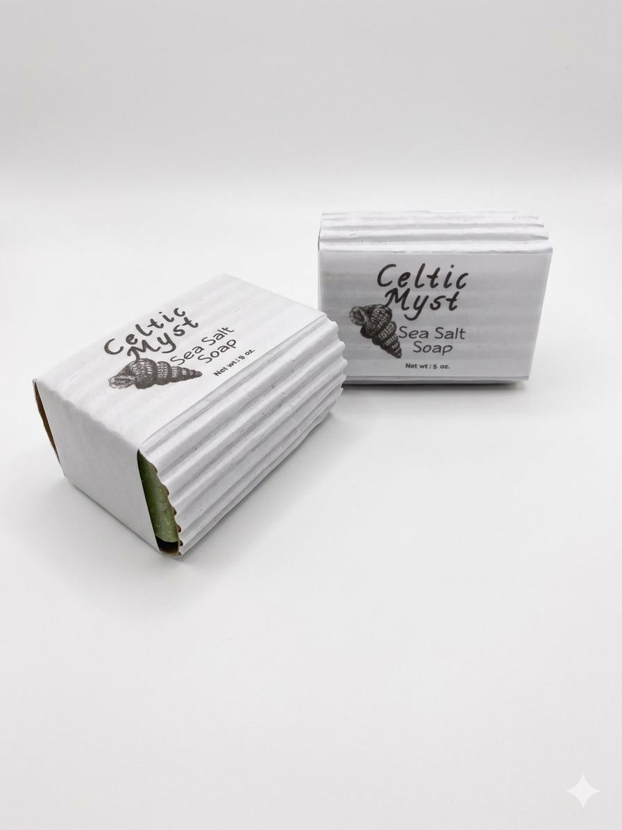 Sea Salt Soap Bar - Celtic Myst - Exfoliating Soap
